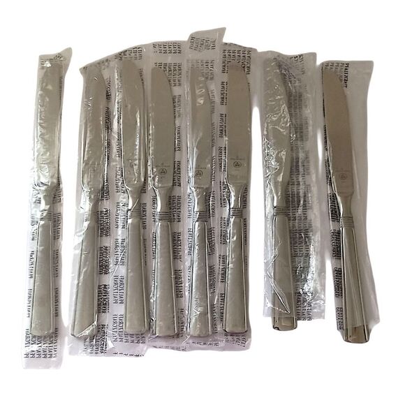 8 Pfaltzgraff Kenilworth Knives Knife Set Stainless Steel Solid Glossy Flatware - Picture 8 of 14